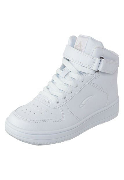 Zapatos Hi-Top Court Para Niñas Blanco La Gear 192777 Payless