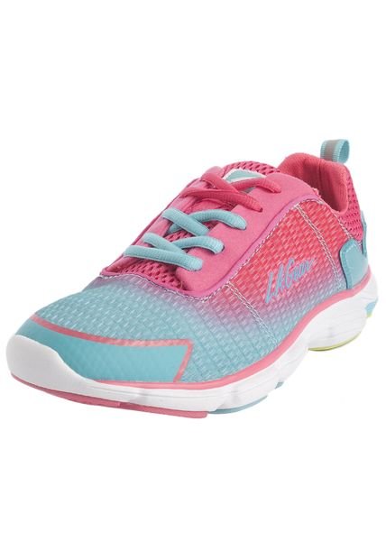 Zapatos La Gear Azul-Fucsia