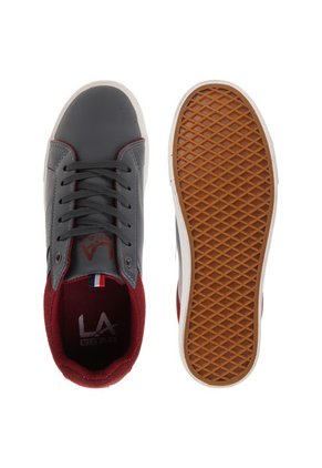 Tenis Lifestyle Gris-Rojo LA GEAR