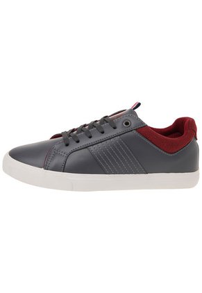 Tenis Lifestyle Gris-Rojo LA GEAR