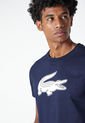 Camiseta Azul Navy-Blanco Lacoste de Lacoste