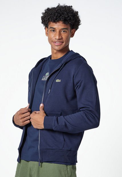 Hoodie Azul Navy Lacoste