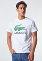 Camiseta Blanco-Verde-Negro Lacoste de Lacoste