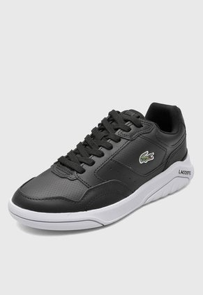 Tenis Lifestyle Negro-Blanco Lacoste Game Advance Luxe