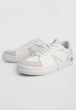Tenis Lifestyle Marfil-Gris-Verde Lacoste