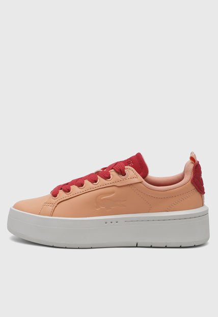 Tenis Lifestyle Naranja-Blamco-Rojo LACOSTE Carnaby