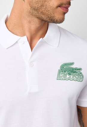 Polo LACOSTE Blanco