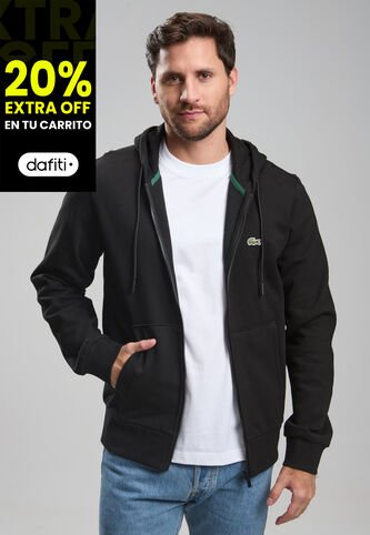 Hoodie LACOSTE Negro Lacoste