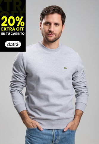Buzo LACOSTE Gris Lacoste