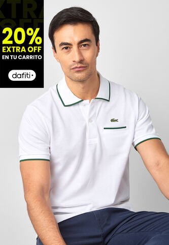 Polo LACOSTE Blanco Lacoste