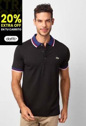 Polo LACOSTE Negro