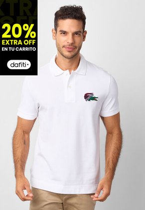 Polo LACOSTE Blanco