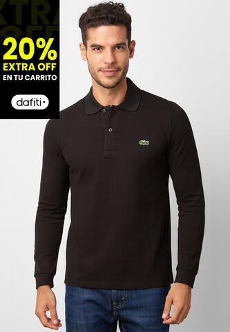 Polo Manga Larga LACOSTE Negro Lacoste