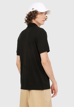 Polo Negro Lacoste