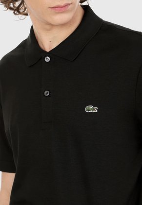 Polo Negro Lacoste