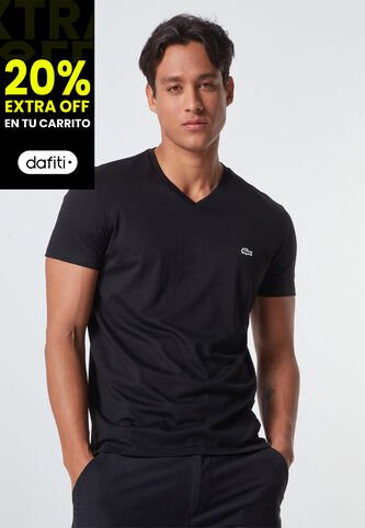Camiseta LACOSTE Negro Lacoste