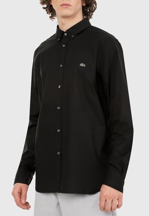 Camisa Negro Lacoste