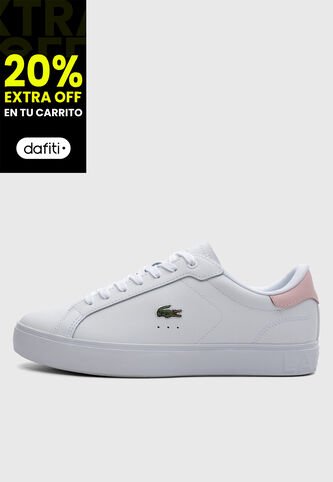 Tenis Casual LACOSTE Powercourt Graphic Blanco Lacoste