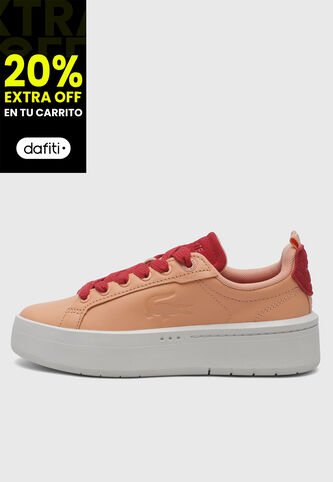 Tenis Lifestyle LACOSTE Carnaby Naranja Lacoste