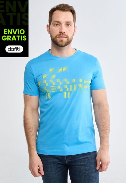 Camiseta LACOSTE Sport x Novak Djokovic Celeste