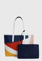 Bolso Blanco-Multicolor Lacoste Tote Anna de Lacoste
