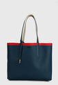 Bolso Doble Faz Beige-Rojo-Azul Lacoste Tote Bag de Lacoste