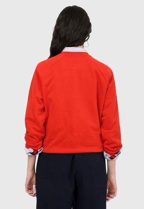 Buzo Rojo-Azul Navy Lacoste
