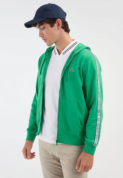 Hoodie Verde-Blanco-Negro LACOSTE