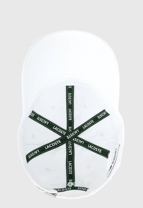 Gorra Blanco-Verde Lacoste