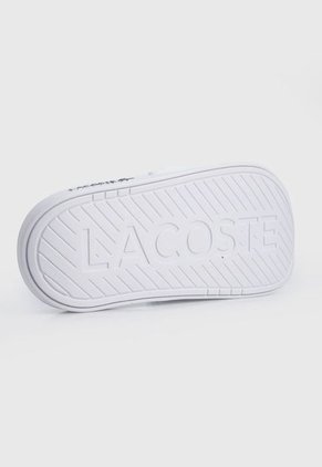 Playera Blanco-Negro Lacoste