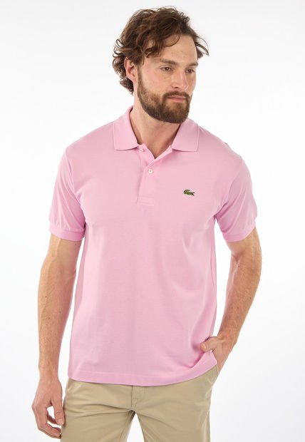 Camiseta Polo Rosa LACOSTE