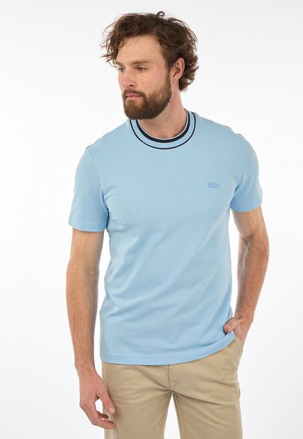 Camiseta Celeste-Azul Navy LACOSTE