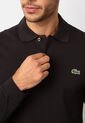 Polo Manga Larga LACOSTE Negro de Lacoste