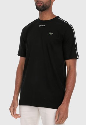 Camiseta Negro-Blanco Lacoste
