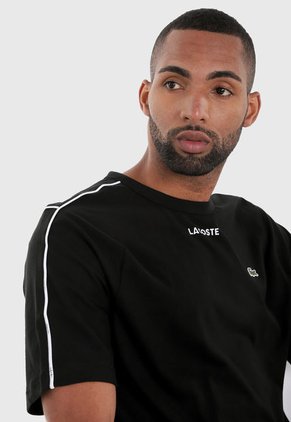 Camiseta Negro-Blanco Lacoste
