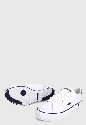 Tenis Blanco-Azul Navy Lacoste Gripshot