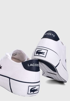 Tenis Blanco-Azul Navy Lacoste Gripshot