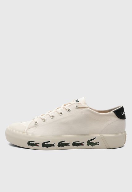 Tenis Lifestyle Beige-Negro-Verde Lacoste Gripshot