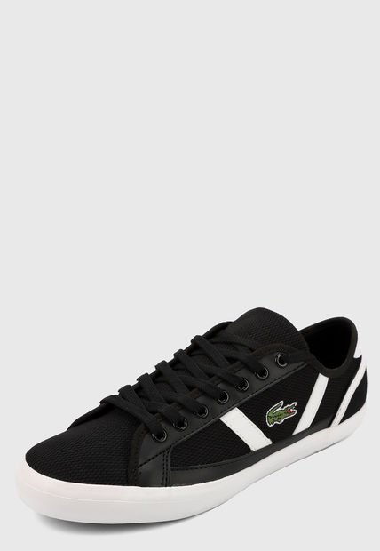 Tenis Negro-Blanco Lacoste