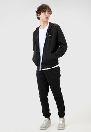 Hoodie LACOSTE Color Block Negro