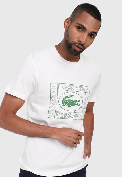 camiseta verde lacoste
