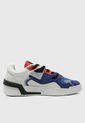 Tenis Lifestyle Blanco-Azul-Rojo Lacoste LT Court de Lacoste
