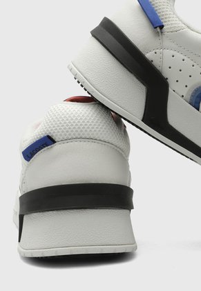 Tenis Lifestyle Blanco-Azul-Rojo Lacoste LT Court