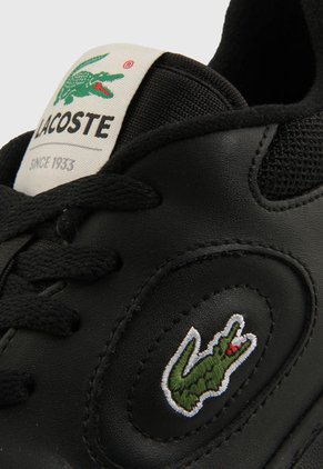 Tenis Lifestyle Negro Lacoste Lineset
