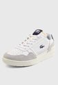 Tenis Lifestyle Blanco-Gris-Azul Lacoste T-Clip de Lacoste