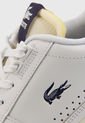Tenis Lifestyle Blanco-Gris-Azul Lacoste T-Clip de Lacoste