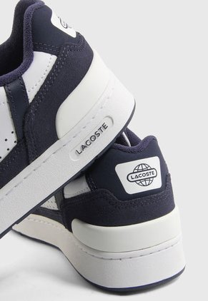 Tenis Lifestyle Blanco-Azul Navy Lacoste T-Clip