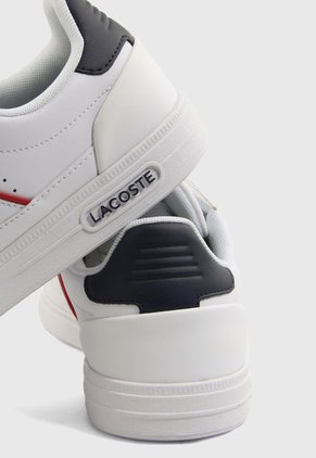Tenis Lifestyle Blanco-Navy-Rojo Lacoste Sport Europa Pro