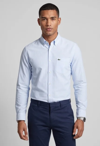 Camisa LACOSTE Celeste