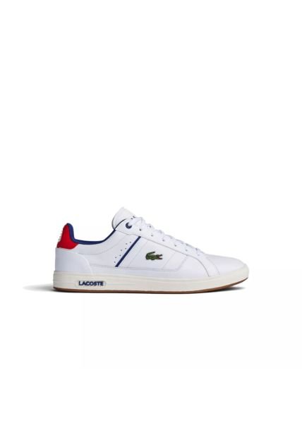 Tenis Lacoste Europa Pro Para Hombre Color Blanco Y Azul